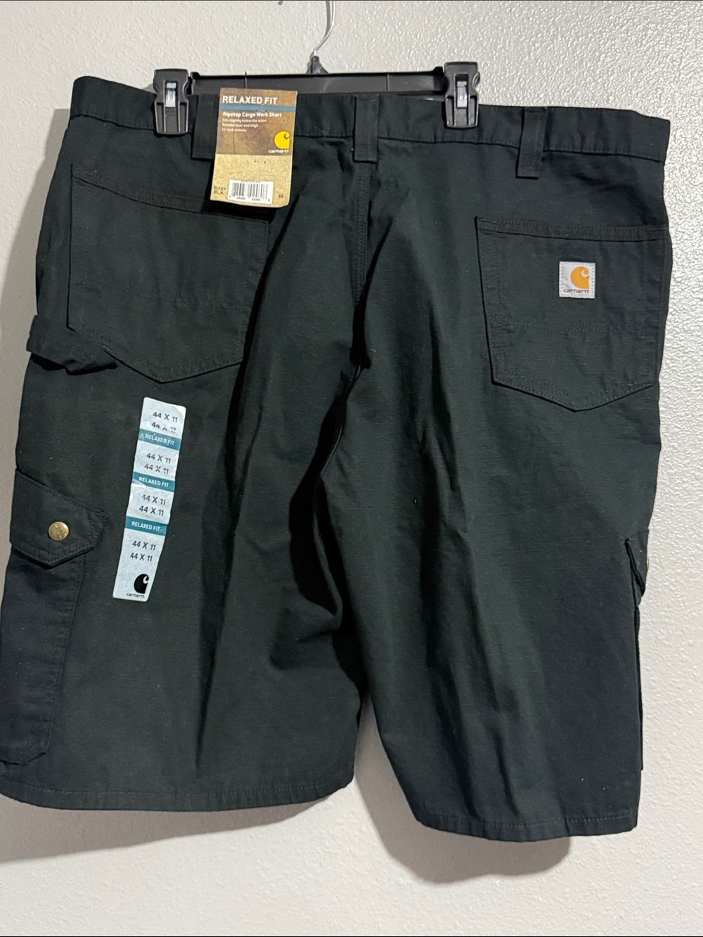 Carhartt Relaxed Fit Cargo Shorts - Black